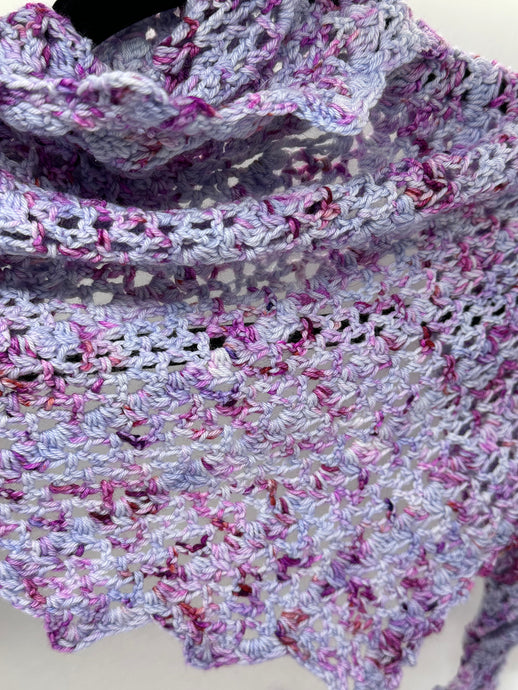 Ever So Easy Crochet Shawl Pattern - Tendril Shawl