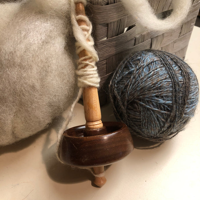 Learning To Use The Drop Spindle