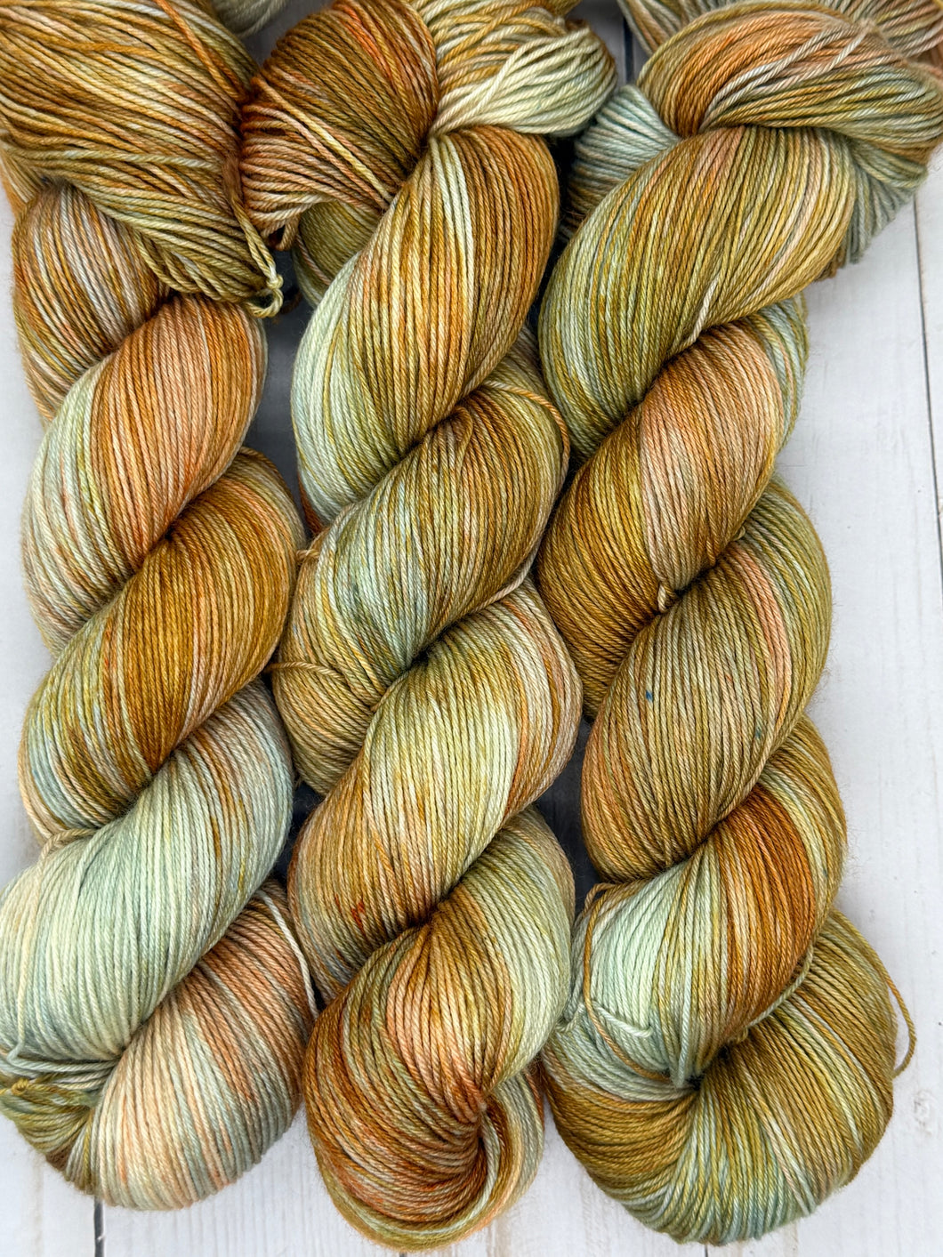 Pumpkin Harvest Sock Weight Yarn Orli