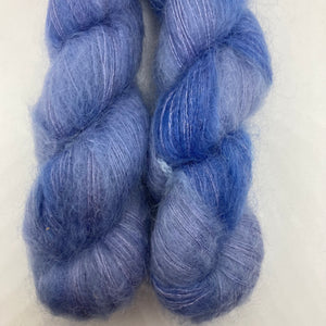 Periwinkle O’ so soft Mohair Laceweight