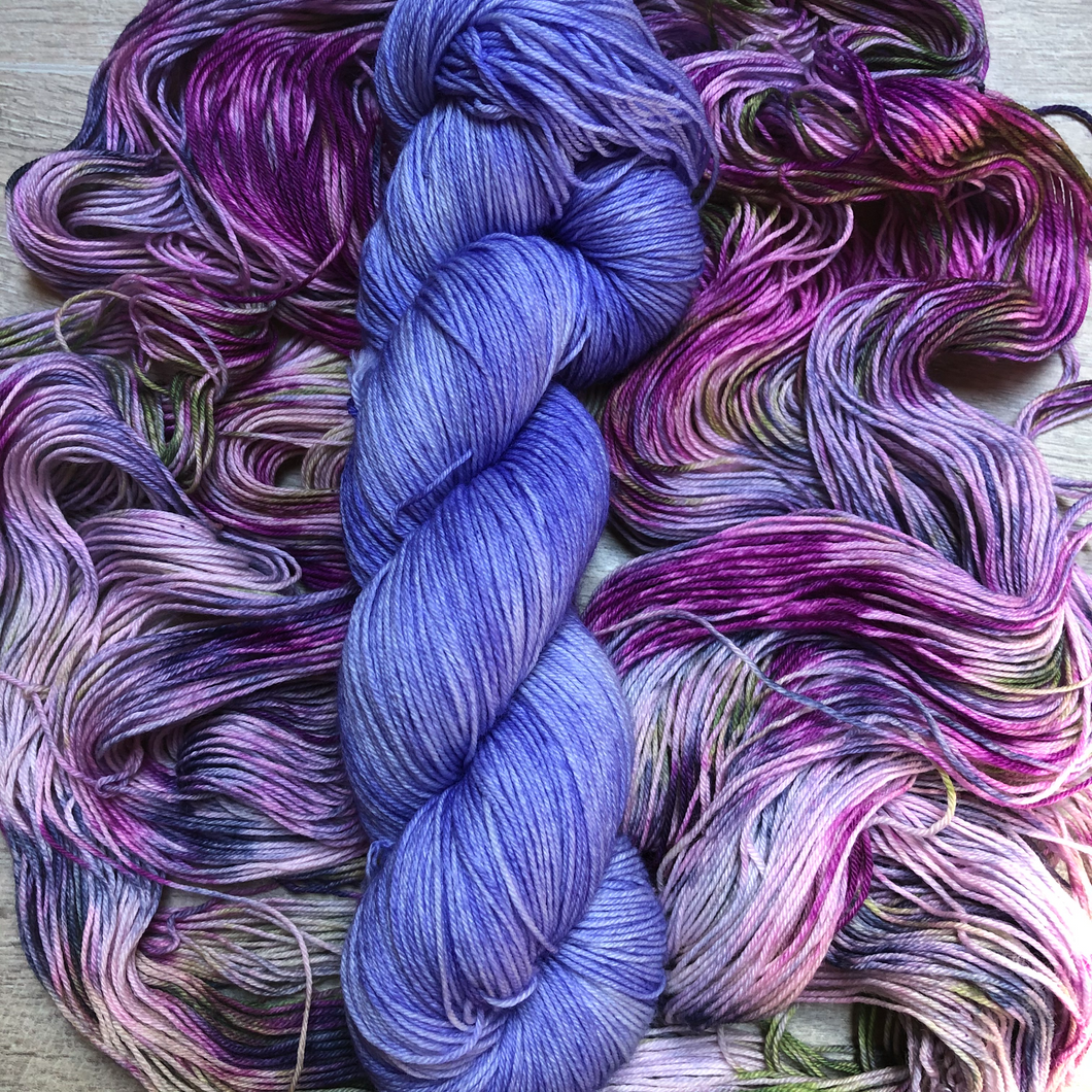 Iris / Waterlily Sock Weight Yarn Kit- Orli