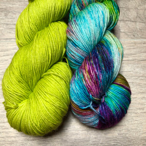 Lime Light / Free Spirit Sock Weight Yarn Kits