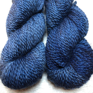 Royal Blue 2 Ply Worsted Farm Raised Yarn